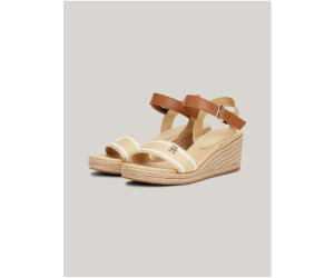 Buy Tommy Hilfiger Espadrilles Webbing Wedge Sandal beige from 50.49 Today Best Deals on idealo