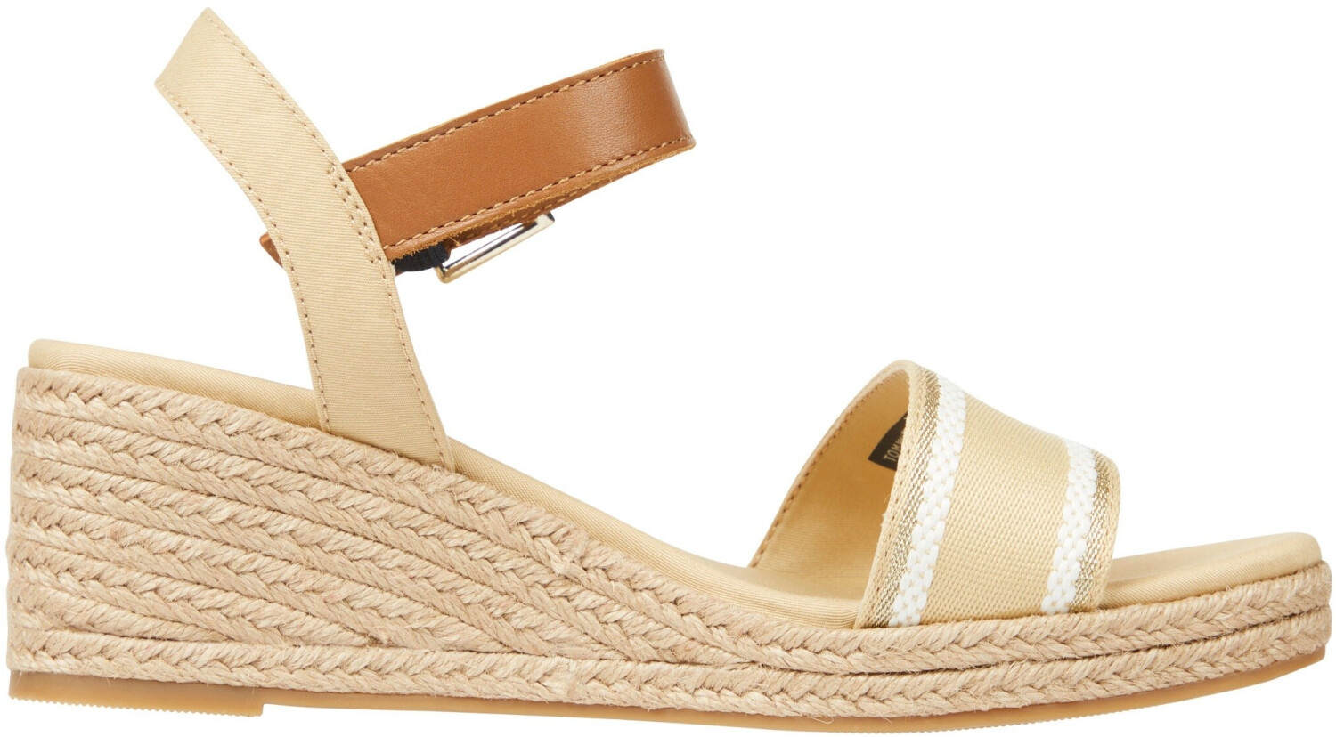 Buy Tommy Hilfiger Espadrilles Webbing Wedge Sandal beige from 50.49 Today Best Deals on idealo