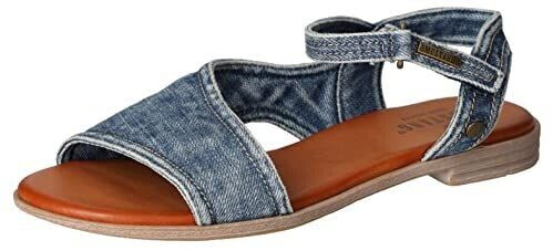 MUSTANG Asymmetrical Velcro Sandal 1388-807 blue