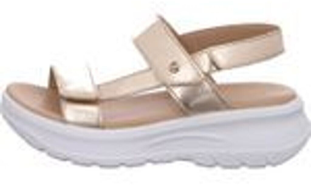 Panama Jack Sandals NOOR SHINE gold leather padded velcro