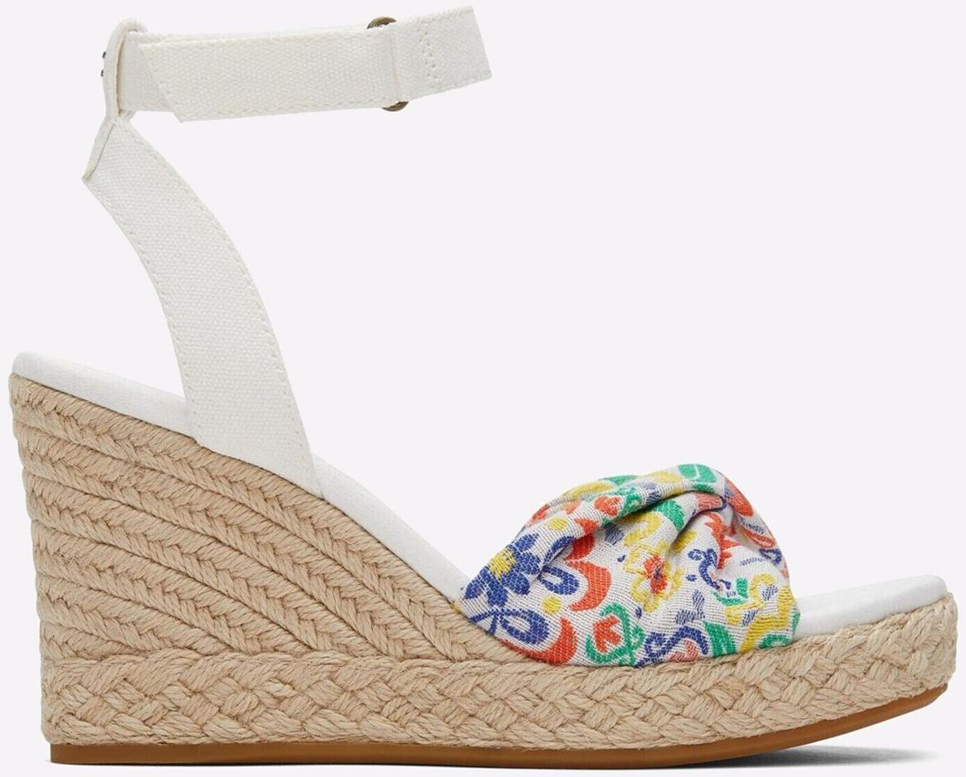 TOMS Shoes Marisela Women's Casual Wedge Sandals white