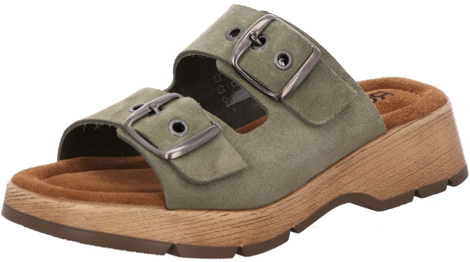 Rohde Leather Mules Clogs Buckle Licata 6262