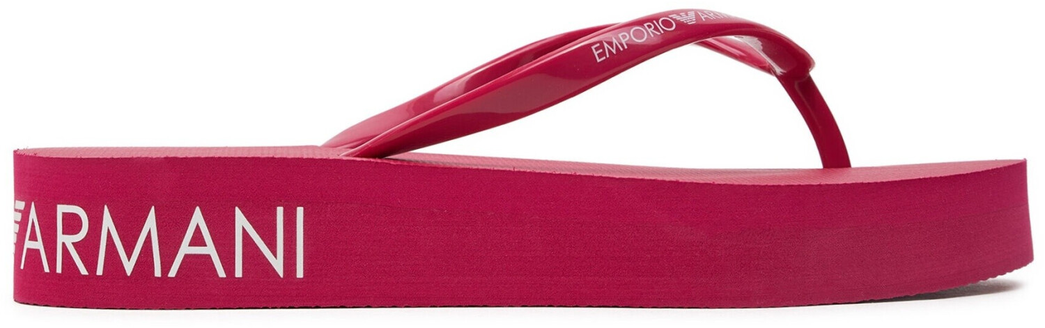 Emporio Armani Slippers XVQS07 XN118 00238 dark red