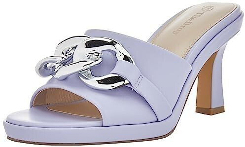 The Drop Mules Zena with buckle lavender