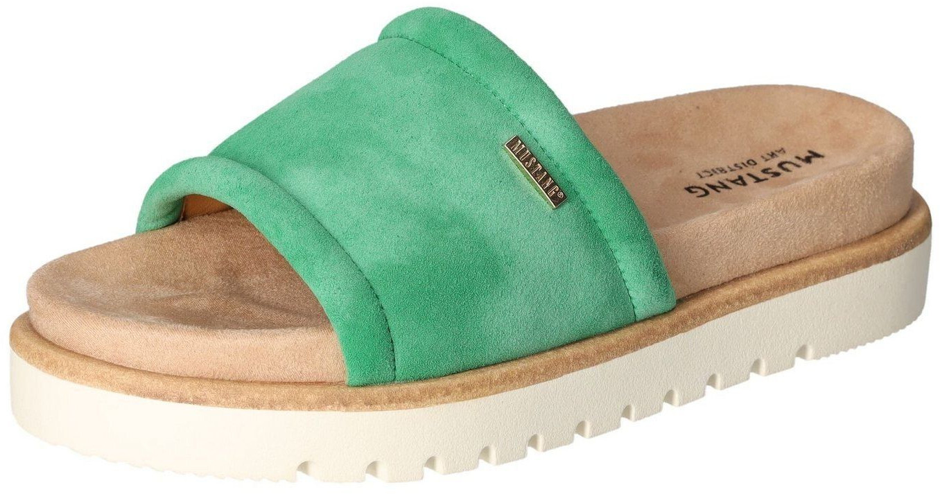 MUSTANG Platform Slide with Velvety Texture 1461-701