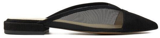 Baldowski Pantoletten D04626-2090-001 Zamsz Czarny Siatka Czarna black