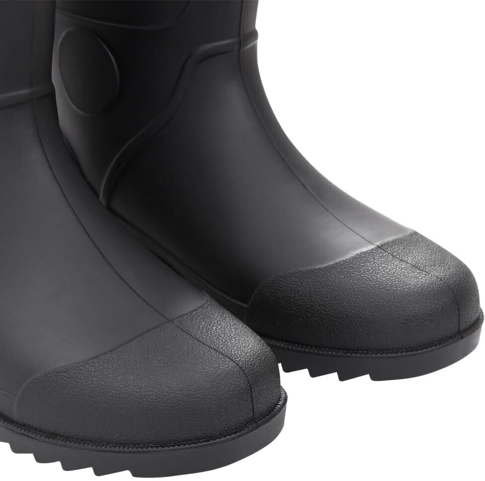 vidaXL Rubber black PVC