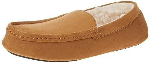 Amazon Essentials Moccasin Slipper chestnut brown