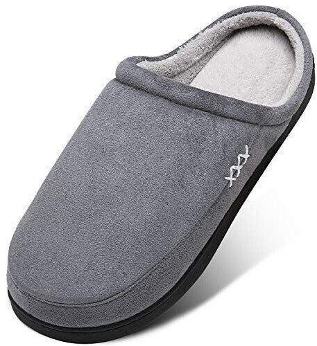 Mishansha Winter Slippers Women Men Slippers warm grey B