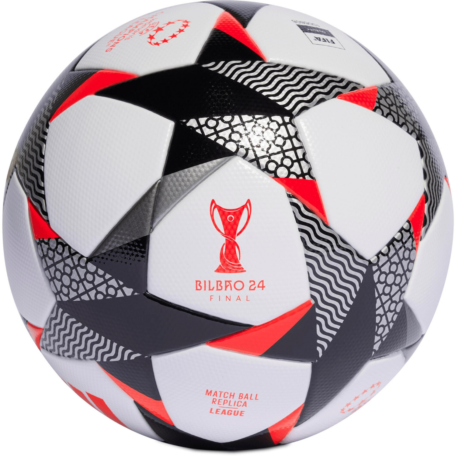 Adidas UWCL League 23 24 Knockout Ball white black solar red ab 28 00 Preisvergleich bei idealo