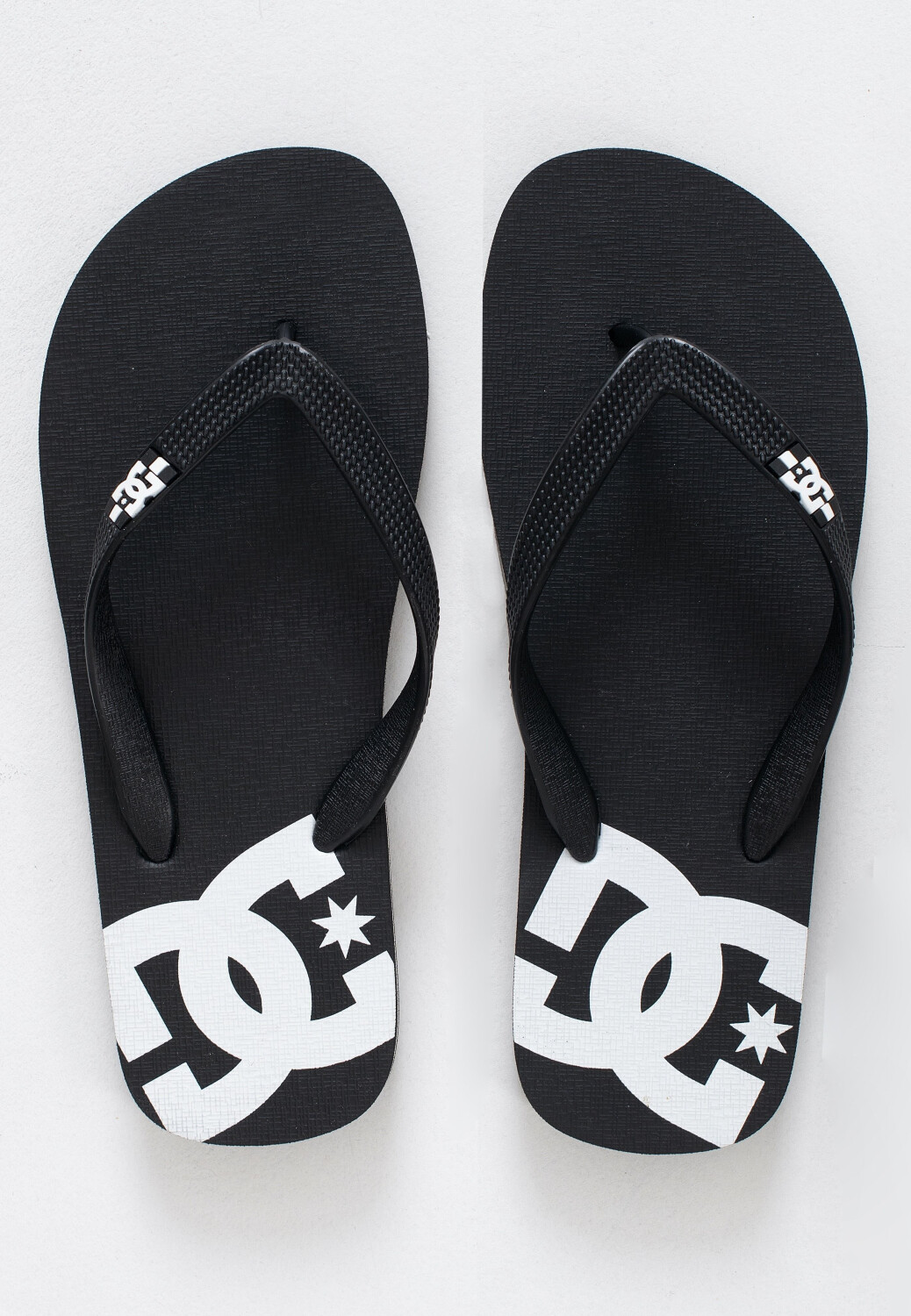 DC Shoes Spray Flip Flops black white