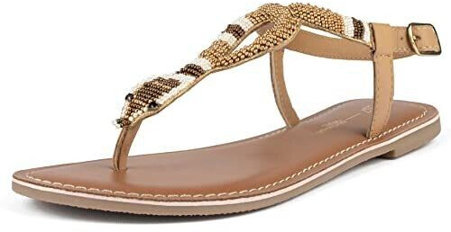 L37 Summer Flip Flops flat Desert Flower Flat Sandal brown