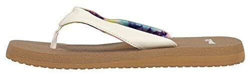 Sanuk Yogamatte Flip-Flop white opulent garden