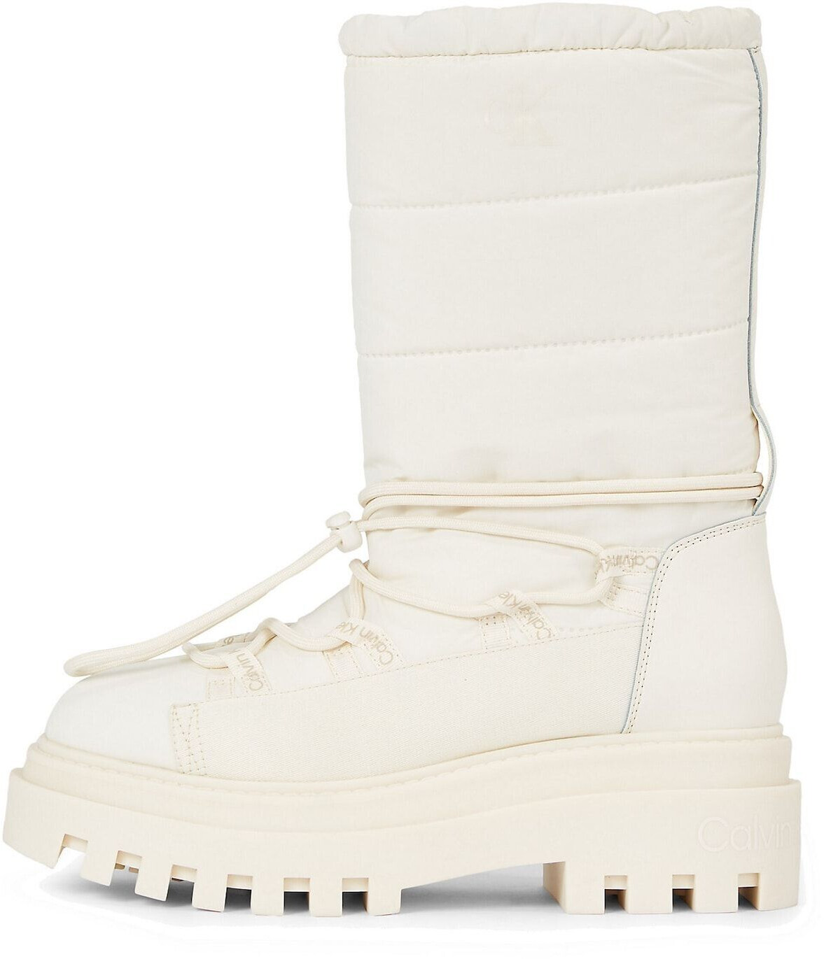 Calvin Klein Snow Flatform Snow Nylon Wn YW0YW01146 white