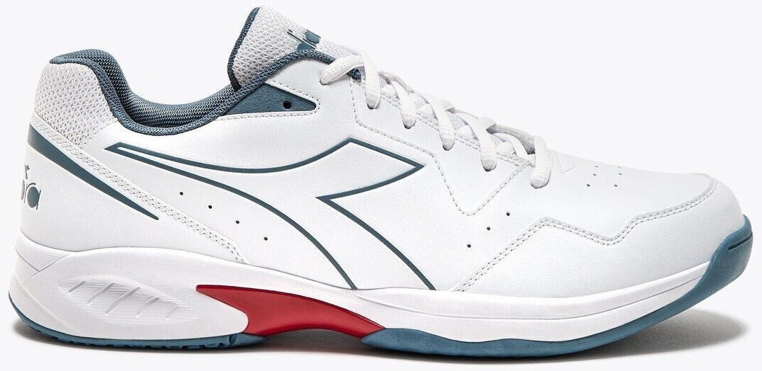 Diadora Volee Tennis Shoe white oceanview sauce