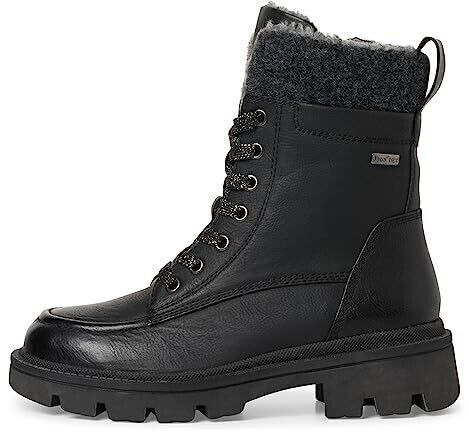 Jana Shoes Flat winter lined wide fit H extra wide black