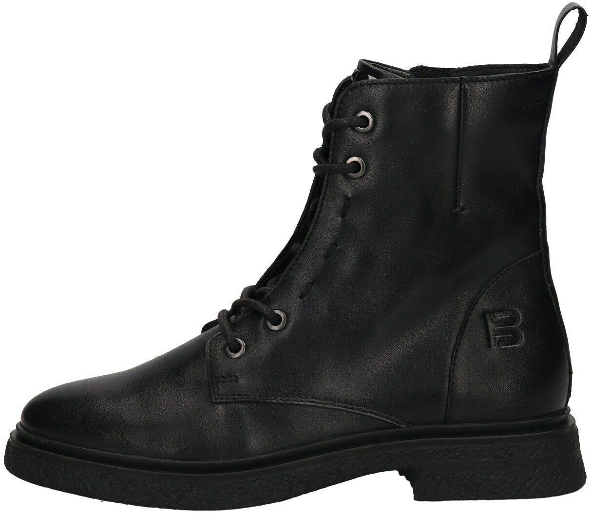 Bagatt Lace-up with small pull tab black
