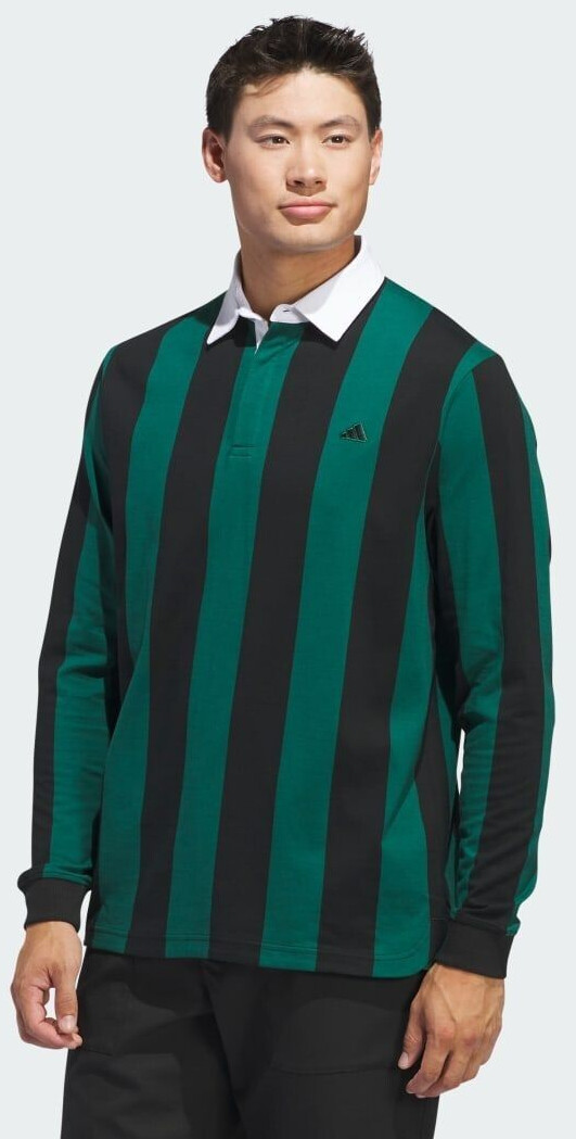 Adidas Go-To Rugby Longsleeve Poloshirt collegiate green (IQ2972)