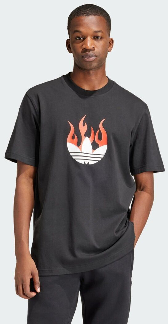 Adidas Flames Logo T-Shirt black (IS0178)