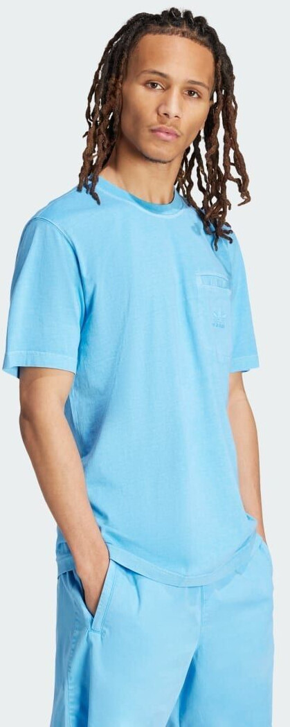 Adidas Trefoil Essentials + Dye Pocket T-Shirt semi blue burst (IS1761)