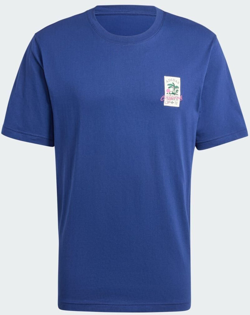 Adidas Originals Leisure League Badge T-Shirt dark blue (JD6347)