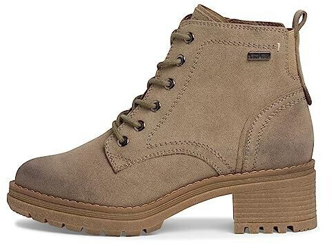 Jana Shoes Lace-up with heel wide fit H extra wide brown taupe