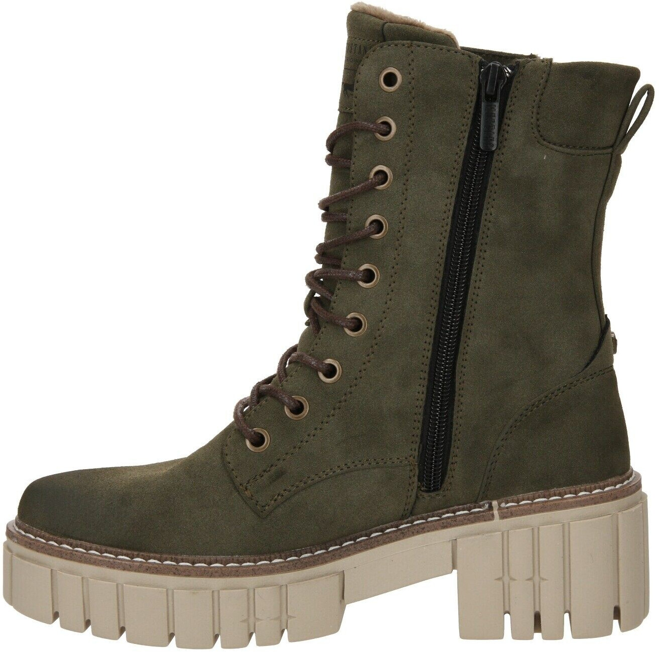 MUSTANG 1447-506 Lace-Up Booty Military