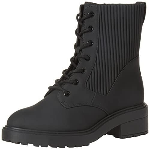 Amazon Essentials Rubberized Combat with Thick Outsole black