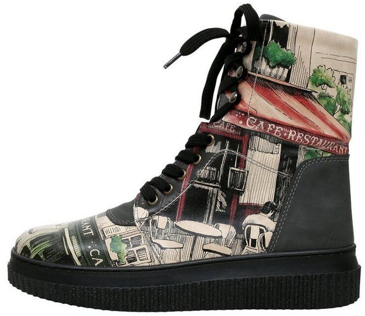DOGO Future Lace-up beige red