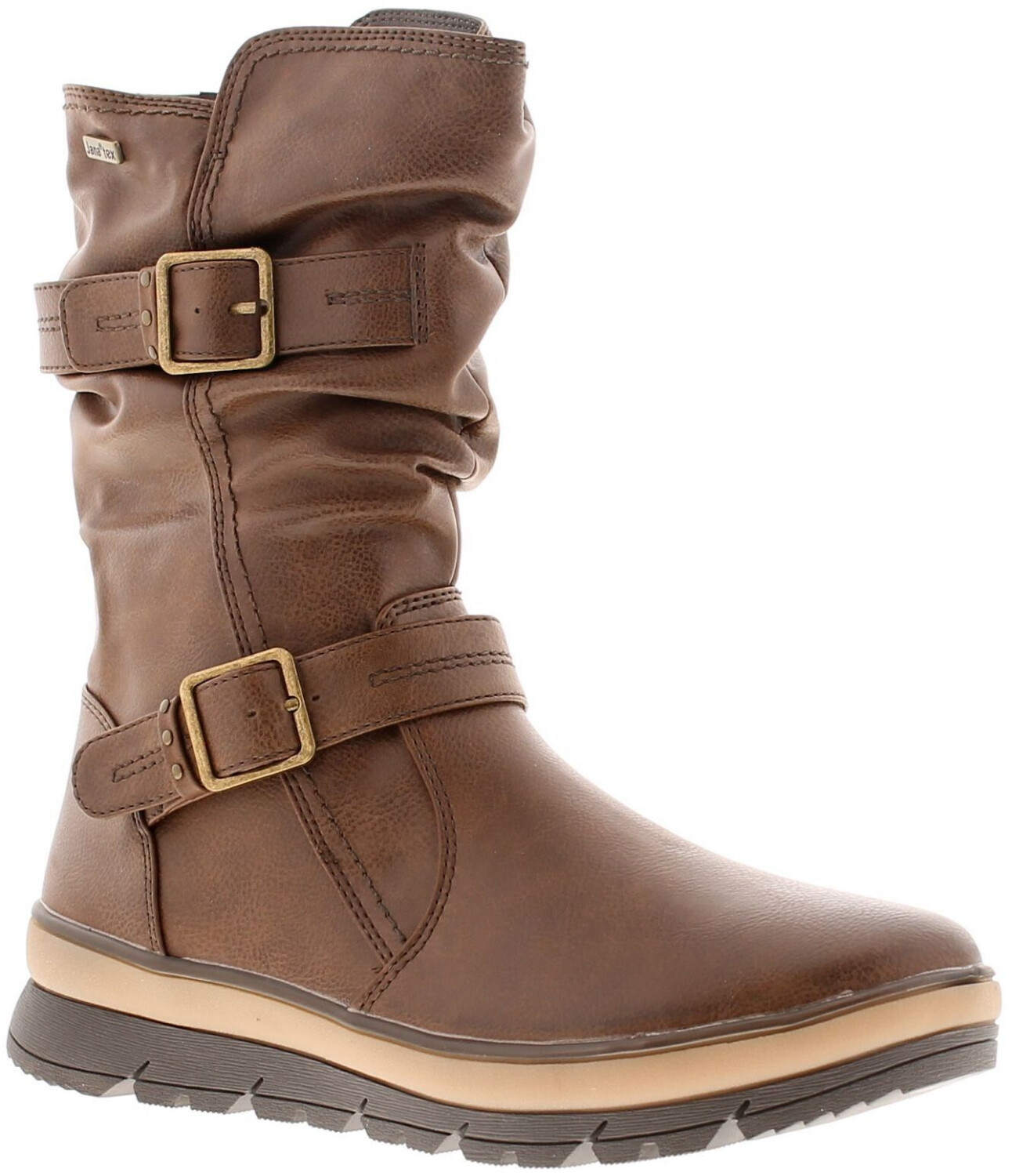 Jana Shoes Biker Jillian with zipper Mocha