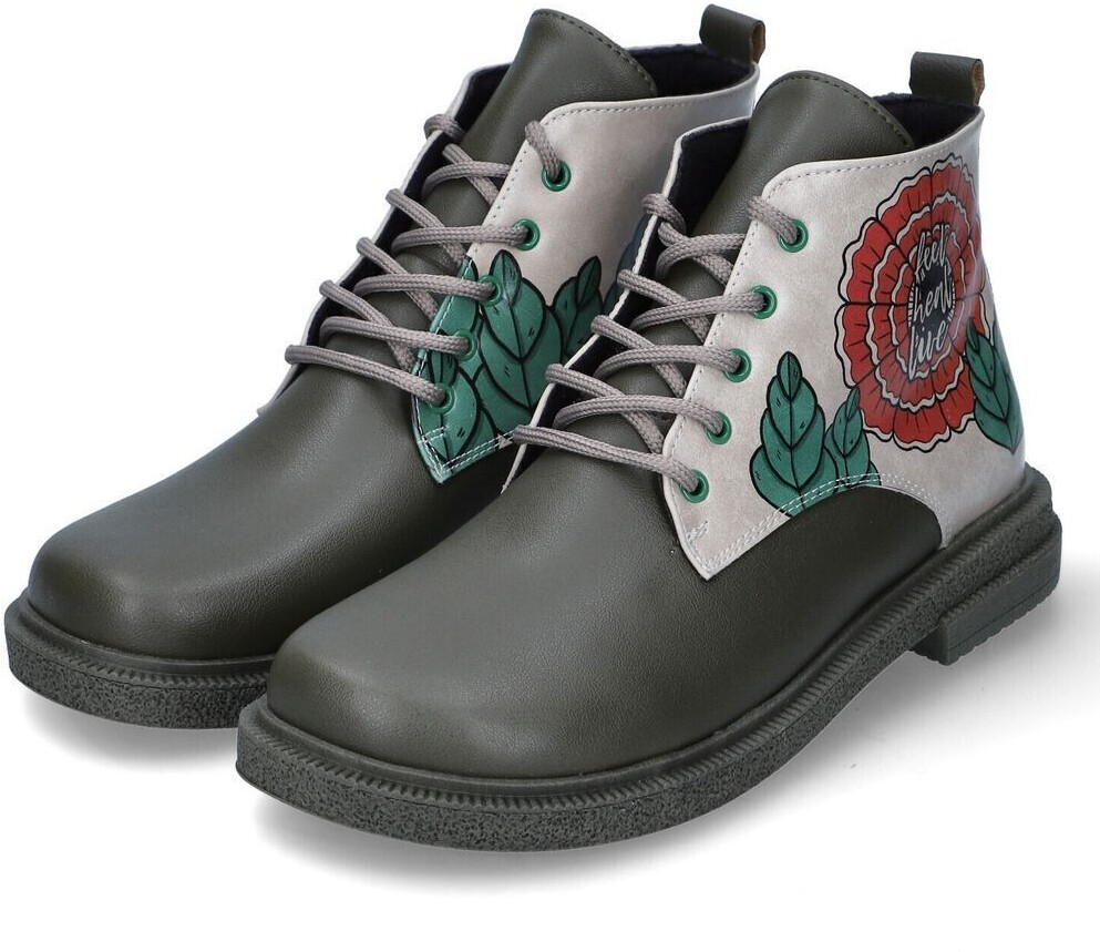 DOGO Lace-up FEEL HEAL LIVE green