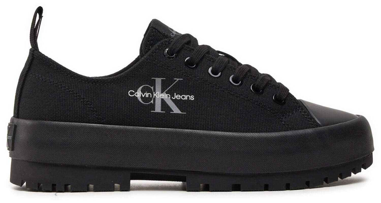 Calvin Klein Lugged Hybrid Laceup Ml Mtr Booties black
