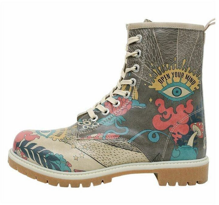 DOGO Open Your Mind lace-up beige