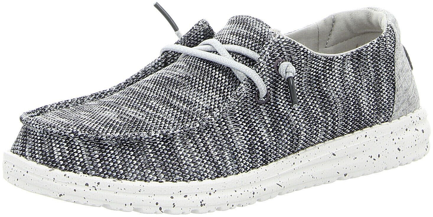 Dude Women's Wendy Sox Moccasin dark grey