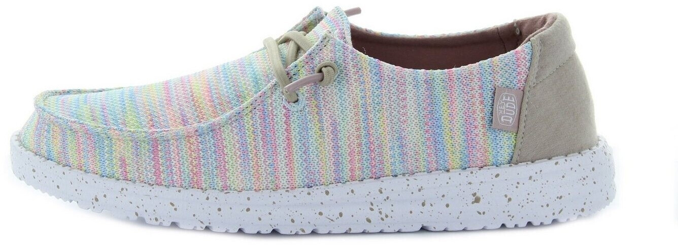 Dude Wendy Sox sporty lace-up shoe Multicolored