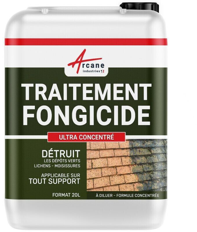 Arcane Industries Traitement fongicide prêt à l'emploi pour murs et façades 5 L