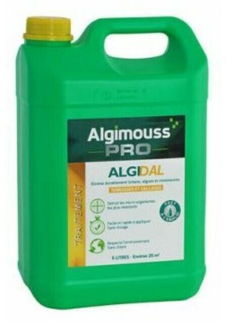 Algimouss Traitement fongicide concentré pour toitures et façades 20 L