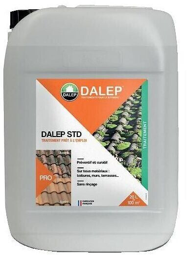 Dalep Traitement hydrofuge concentré pour toitures, murs et sols 5 L