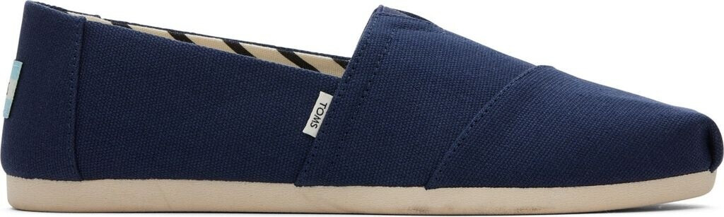 TOMS Shoes Alpargata Recycled Cotton Canvas blue