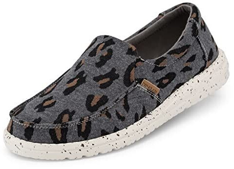 Dude Misty Women's Shoes charcoal cheetah