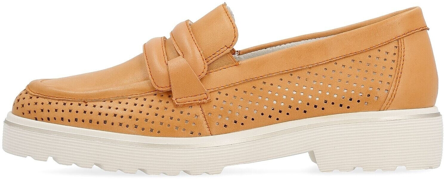 Remonte Dorndorf Flat shoe orange block heel women's