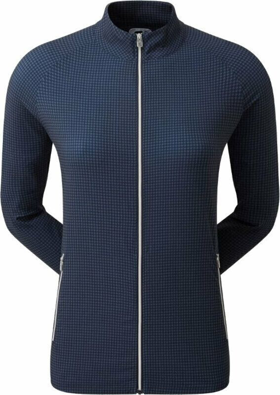 Footjoy Houndstooth Print Woven Jacket navy XL