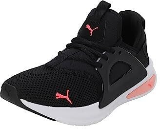 Puma Softride Enzo Evo Road Running Shoe black fire orchid white