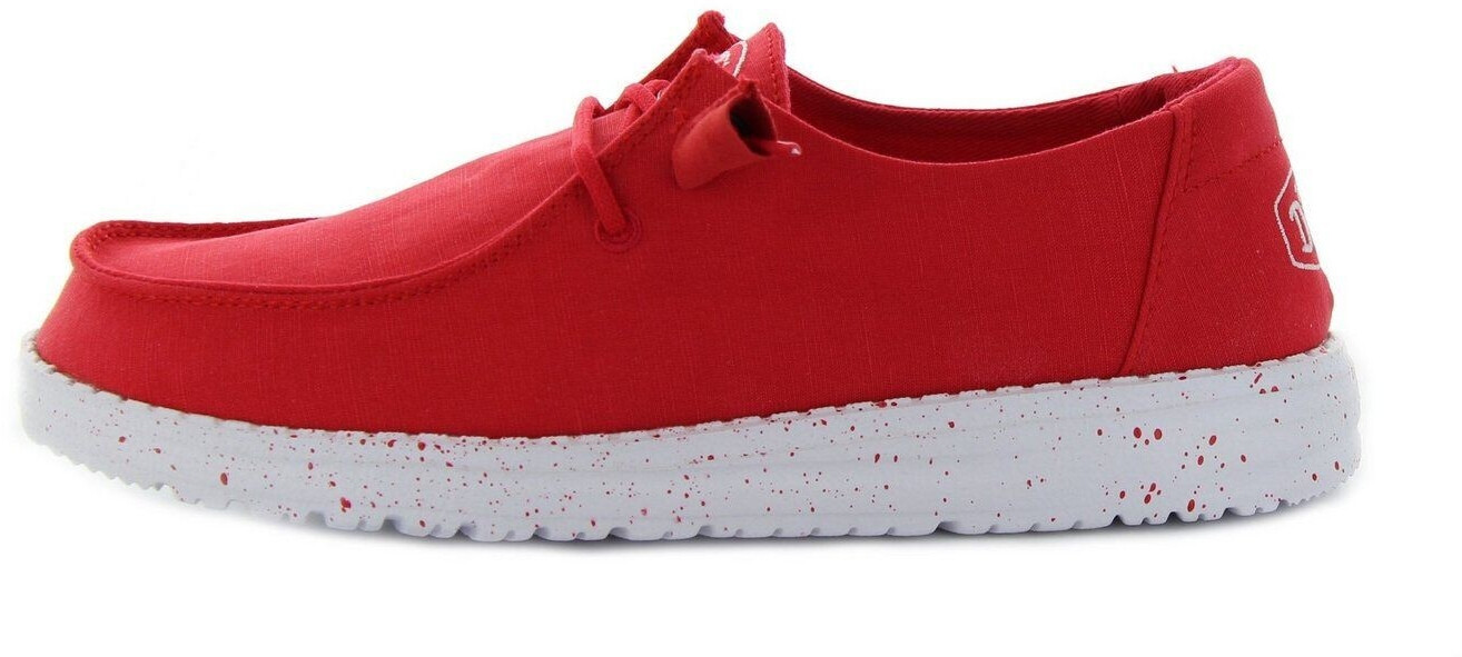 Dude Lace-up shoe Wendy Slub Canvas white