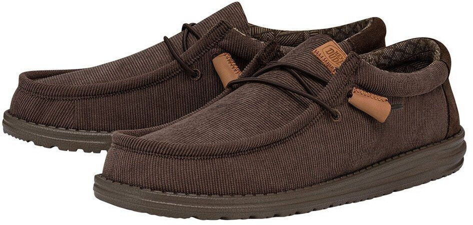 Dude Waily Corduroy urban shoes brown