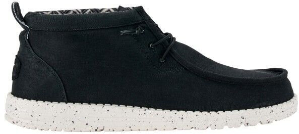 Dude Wally Mid Canvas Sneaker black