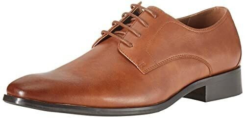 Amazon Essentials Derby Shoes black dark caramel synthetic leather