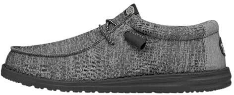 Dude Wally Sport Knit Slip-On Shoes charcoal
