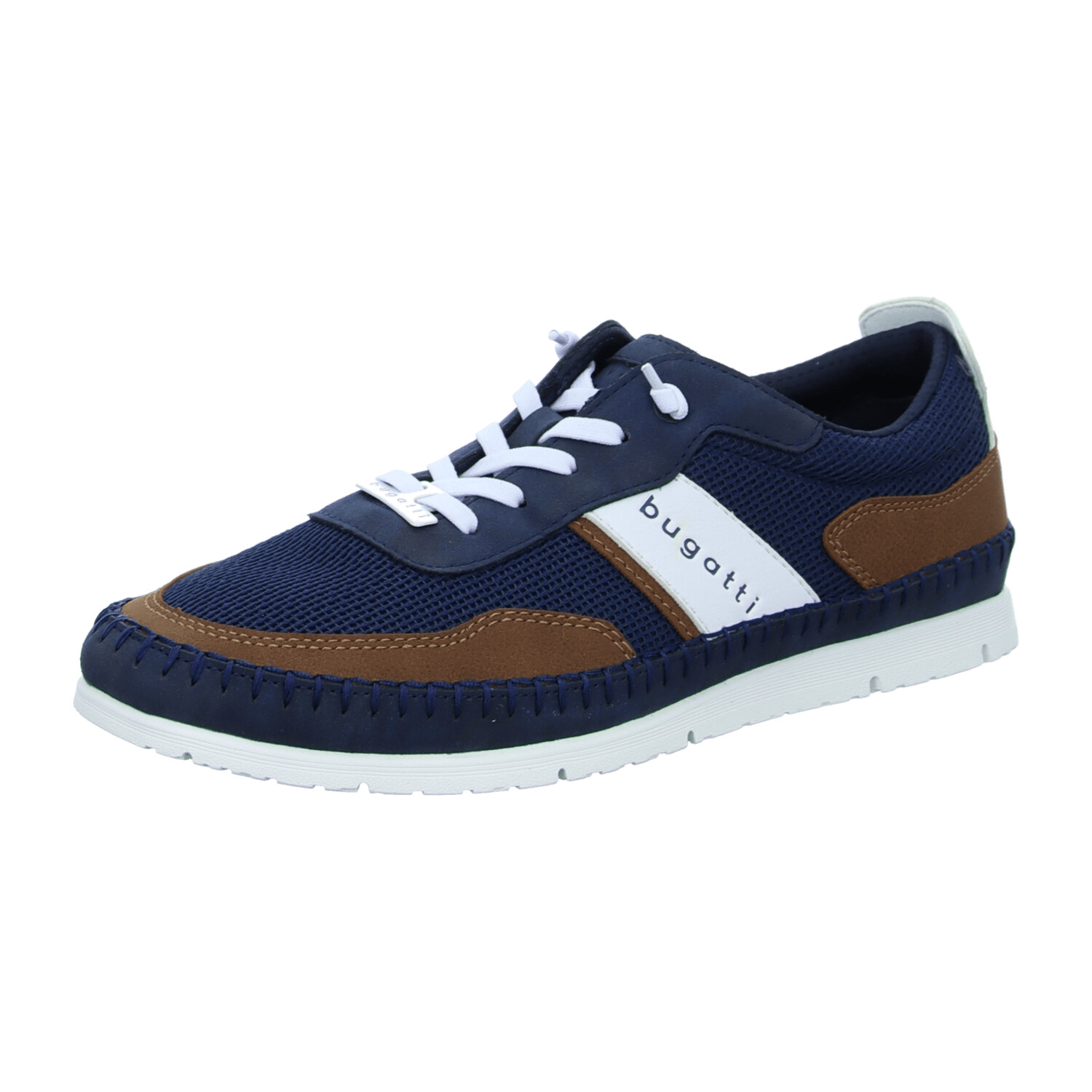 Bugatti Clipperton sporty lace-up shoe blue