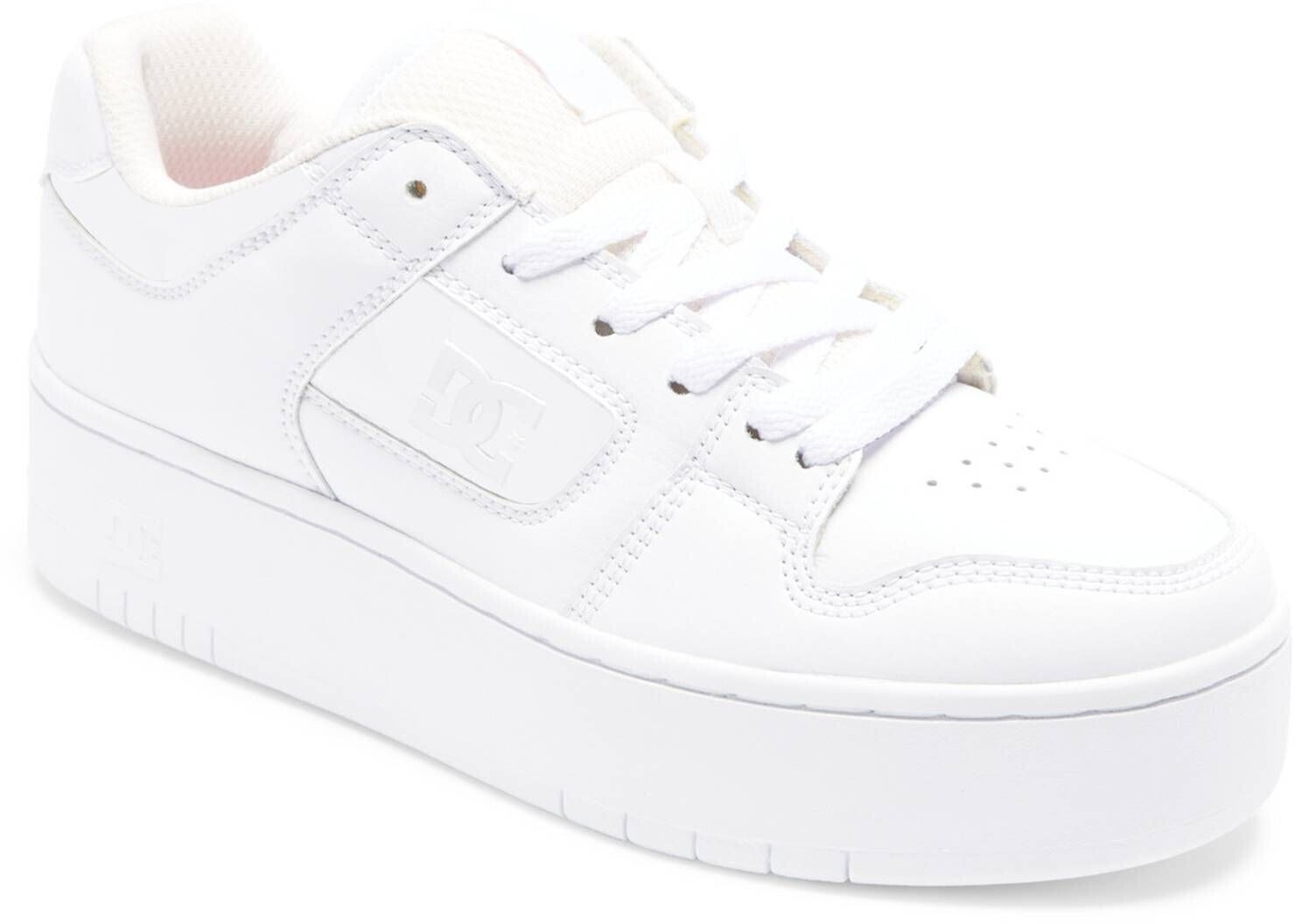 DC Shoes Manteca platform shoes for women skate shoe white